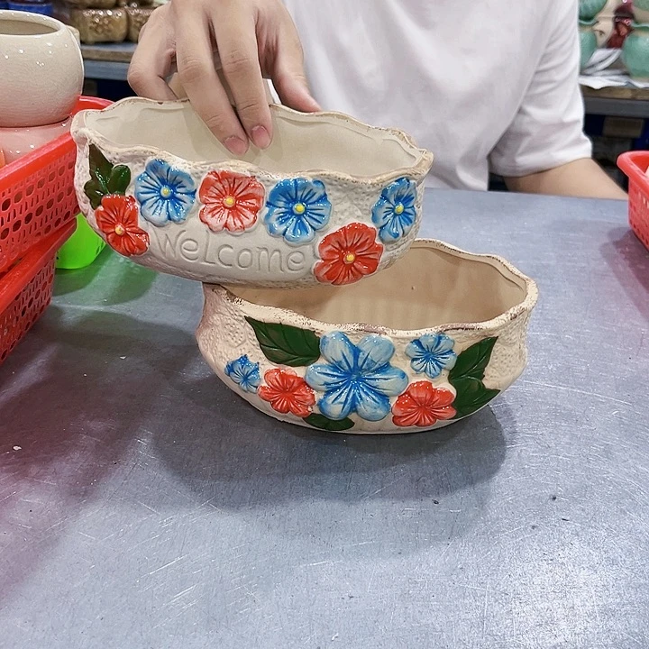 陶瓷高温陶瓷多肉花盆