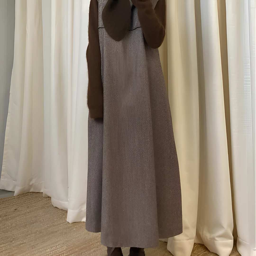 vintage古着秋冬毛料连衣裙109-199（直播链接）