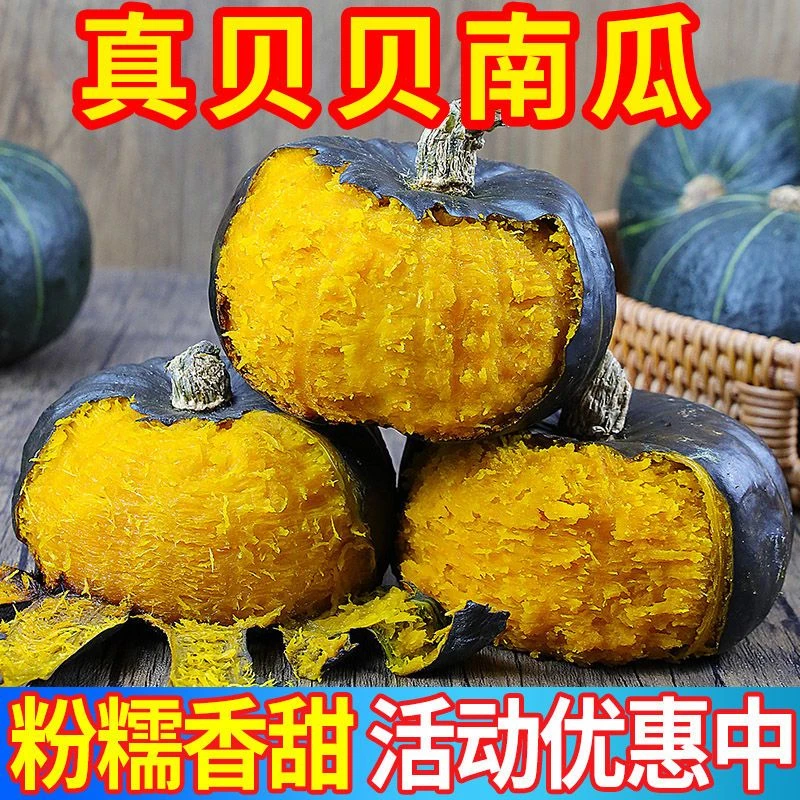 南瓜板栗南瓜贝贝小南瓜板栗正宗新鲜采摘儿童营养健康产地1-9斤