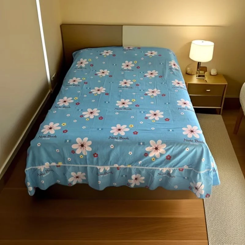 D 43【向阳花开】生态澳绒四件套亲肤碎花印花韩式印花夹棉磨毛斜纹