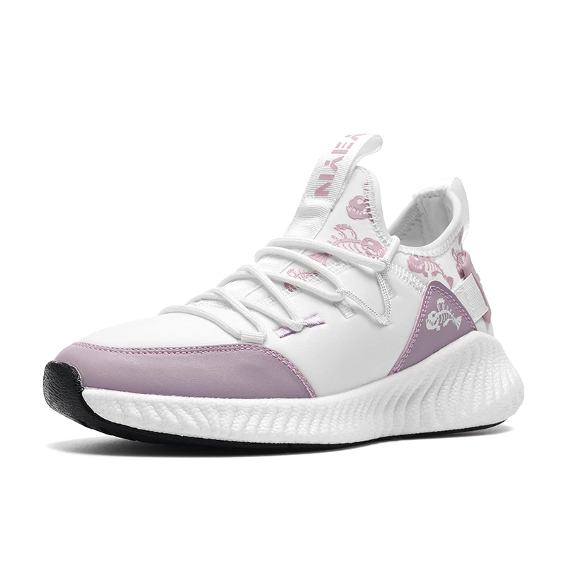 本汀野隐春男女运动休闲跑步透气百搭潮流轻便减震时尚男女跑步鞋