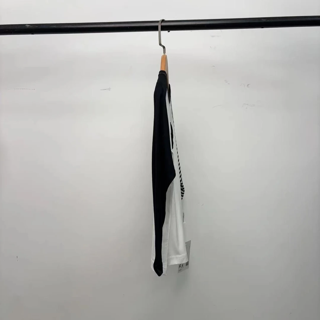 6587童长袖打底撞色袖子【小星星】黑白打底衫儿童休闲