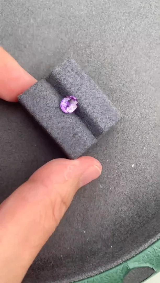 【闪购商品】彩色蓝宝石裸石未镶嵌1ct紫蓝宝