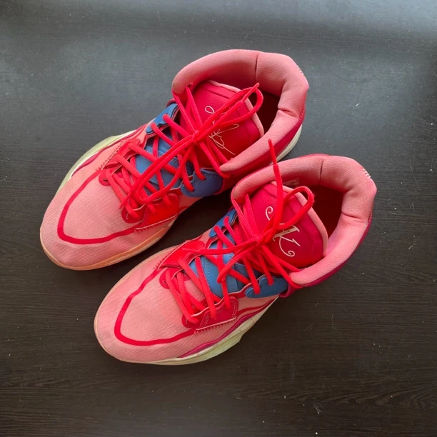 欧文8 45码 正品二手篮球鞋 无原鞋垫 橙色