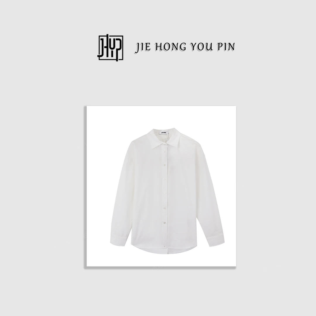 长袖白色衬衣气质上衣衬衫内搭外穿高级感27815