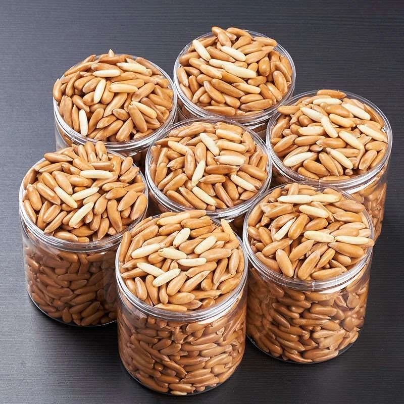 新货巴西手剥松子大颗粒含罐装儿童高端坚果散装称斤7g*1000g营养