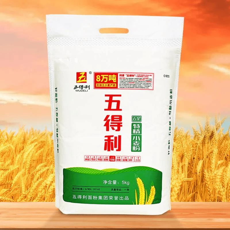 五得利面粉五星特精小麦粉家用高筋通用粉斤/斤/斤