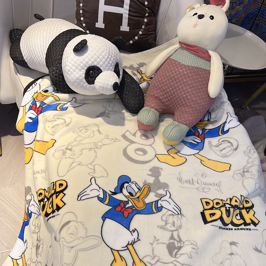 新款轻奢卡通儿童牛奶绒午休毯盖毯休闲毯