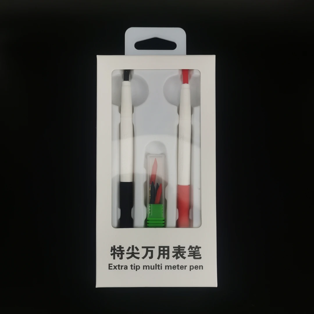 新款万用表笔通用精准细尖表笔电压表笔线测量接线换头手机维修