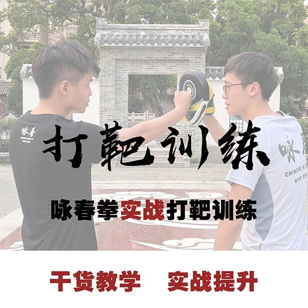 咏春拳实战打靶训练