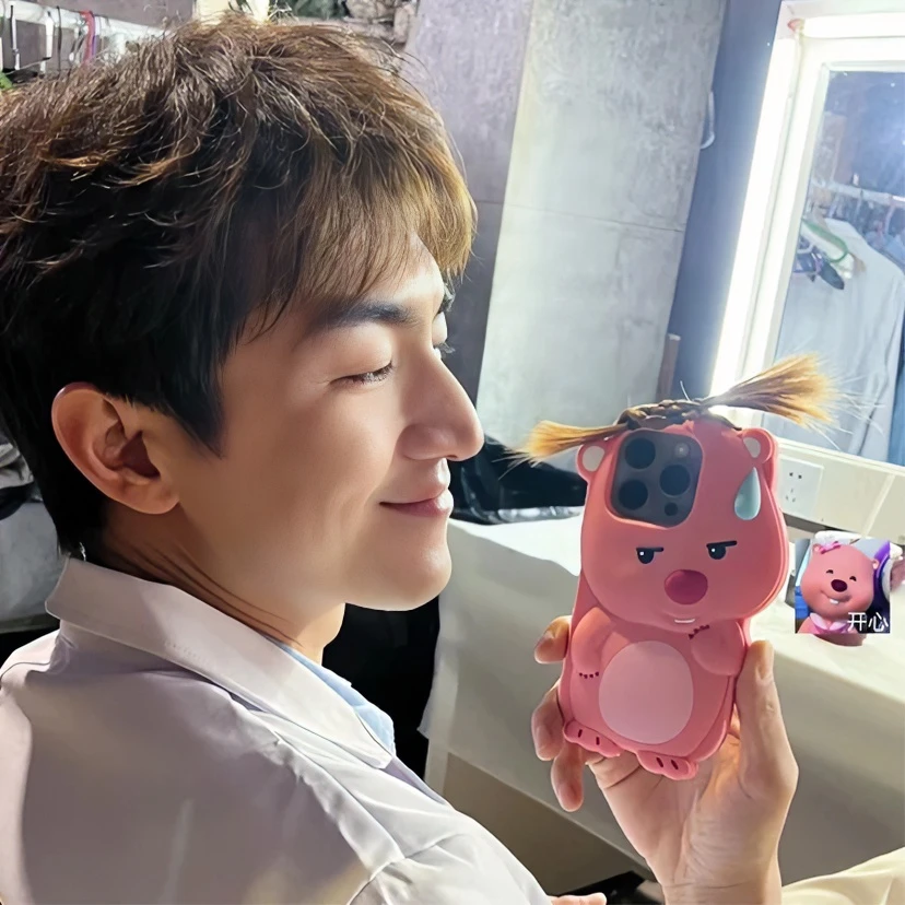 搞怪loopy刘海手机壳露比loopy适用苹果15promax硅胶软壳iPhone14