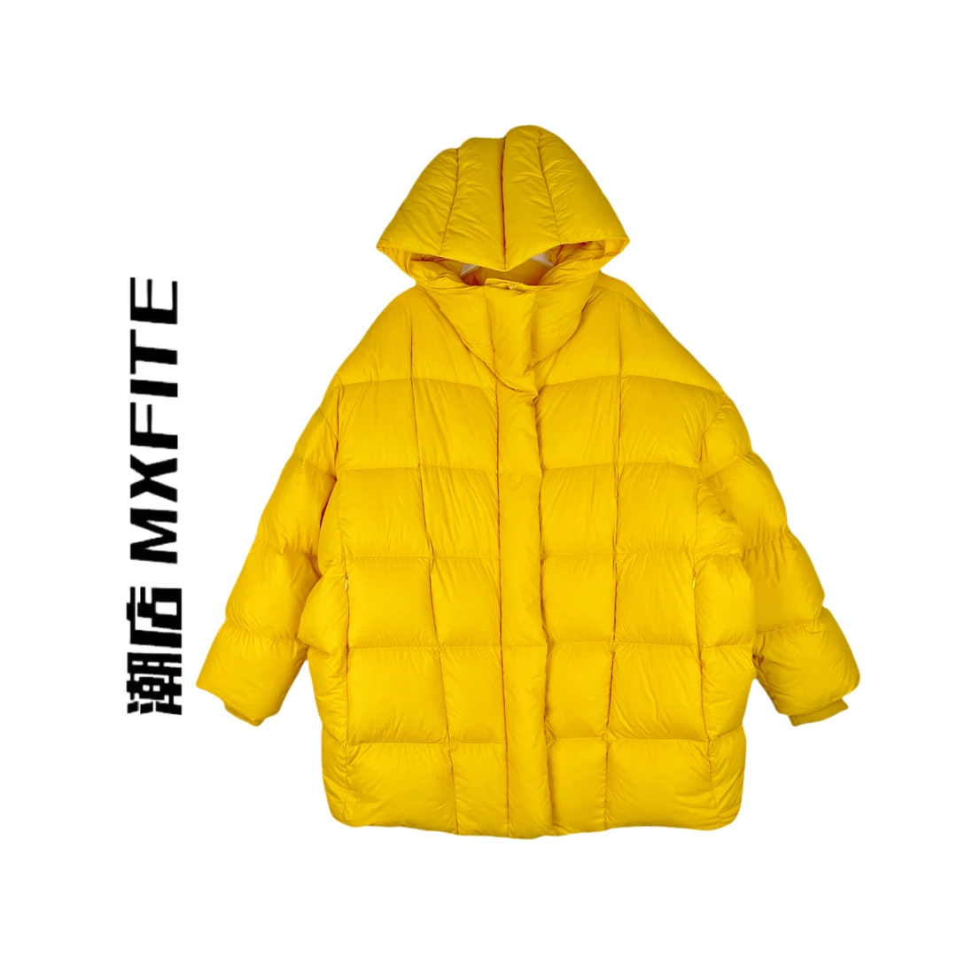 MXFITE潮店秋冬新款个性简约百搭连帽时尚休闲羽绒服外套（P60535）