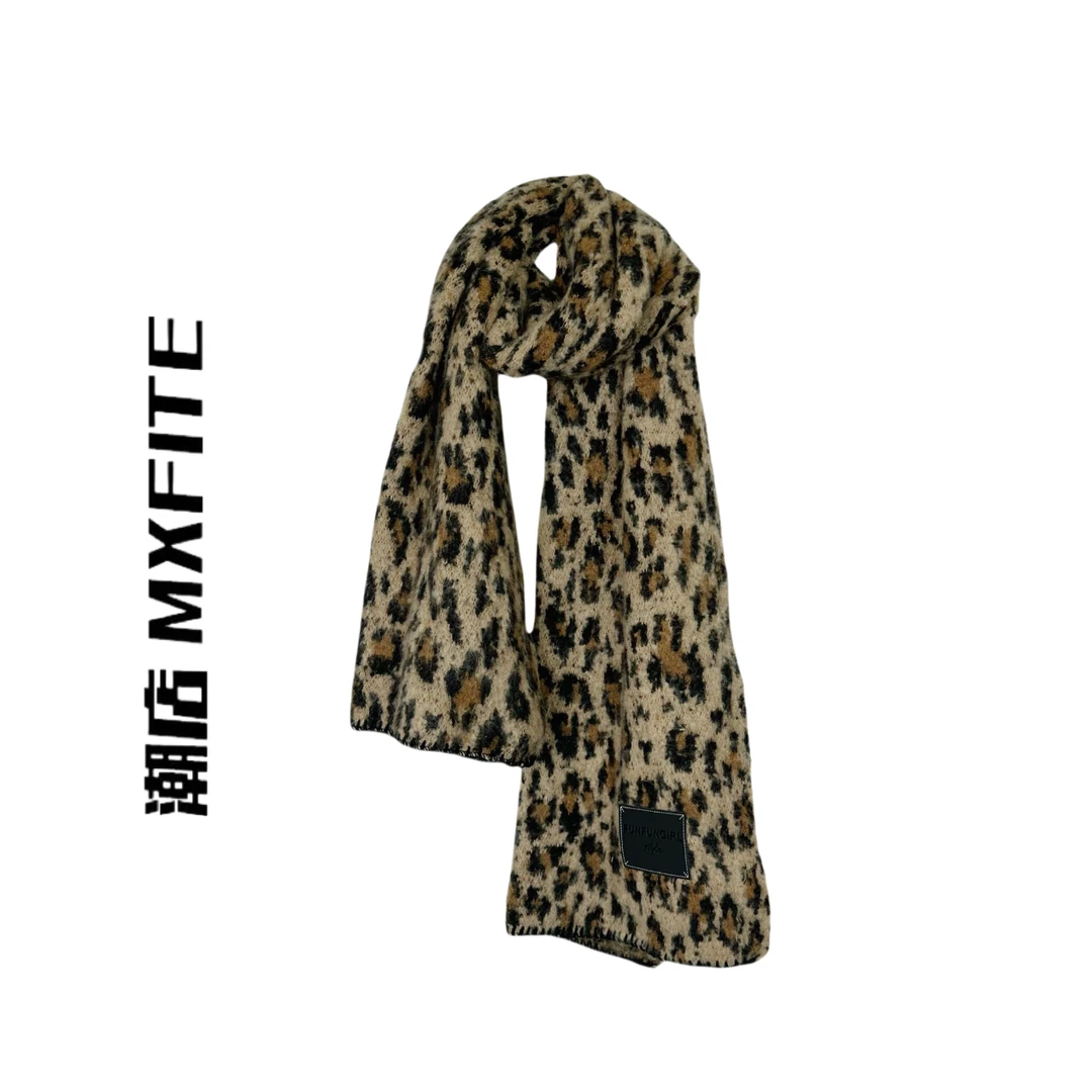 MXFITE潮店秋冬新款复古做旧个性时尚潮酷休闲围巾（ZQ240689）