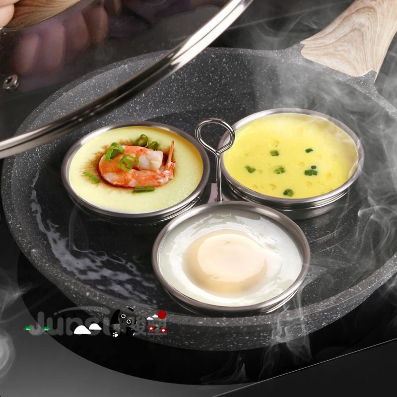 荷包蛋神器 304不锈钢爱心蒸蛋模具水煮蒸蛋器鸡蛋神器圆形煎蛋器