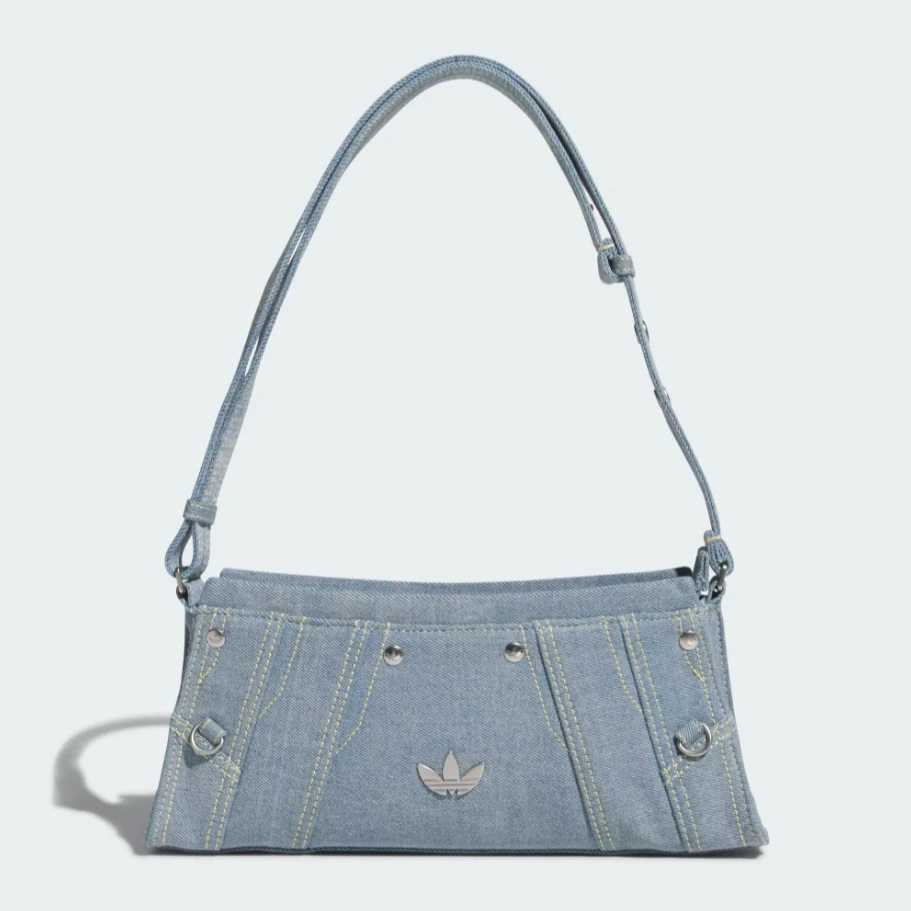 adidas/阿迪三叶草休闲时尚系列女子牛仔运动单肩包腋下包JL7666