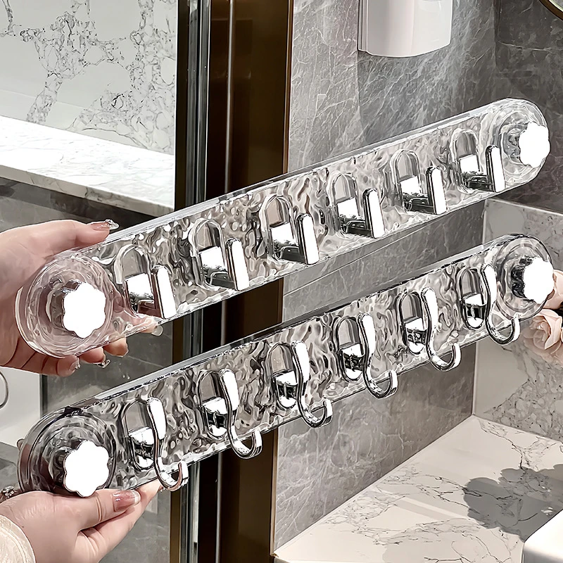 吸盘挂钩门后衣钩免打孔家用挂钩卧室浴室入户玄关挂钩衣钩钥匙钩