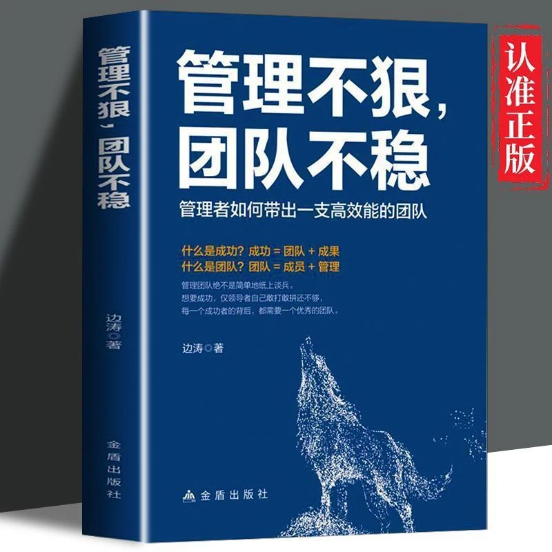 管理不狠团队不稳管理者如何带一支能的团队企业管理学书籍