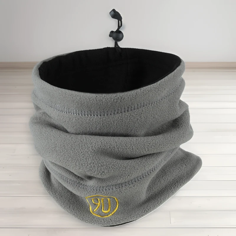 脖套男冬天保暖抓绒围脖脖颈套头护脖套防风骑行韩版围巾防寒T900