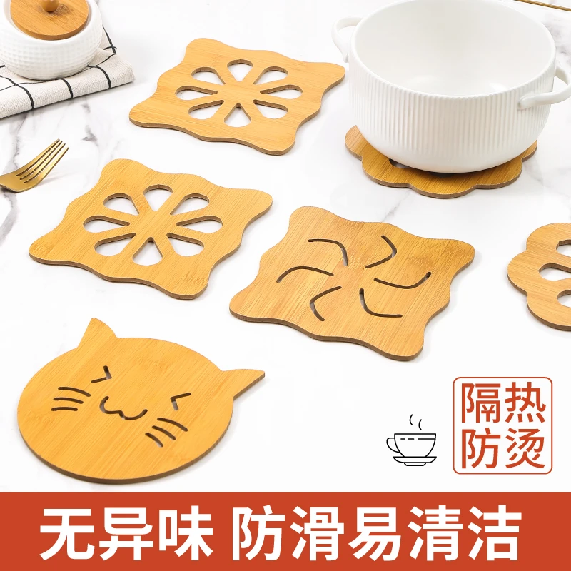 木质餐垫隔热垫创意餐桌垫盘子垫子家用防烫垫锅垫砂锅垫碗垫杯垫