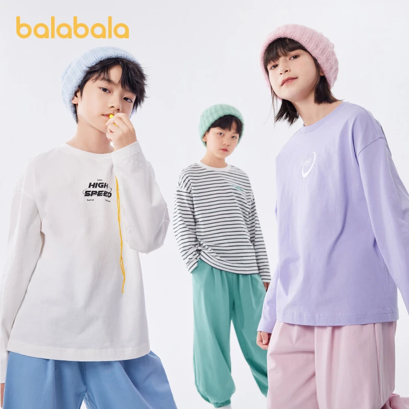 巴拉巴拉长袖t恤打底衫春装208124100208