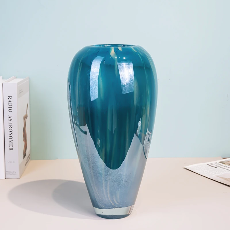 K841现代化轻奢落地大花瓶客厅玄关装饰品样板间花器插花器