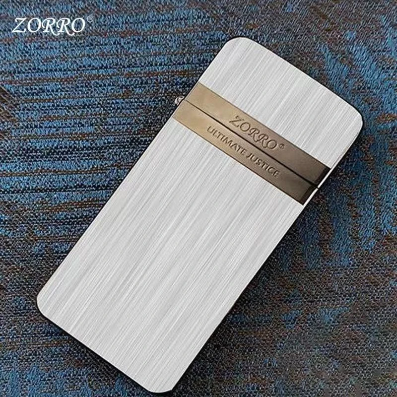 ZORRO/佐罗加长超薄煤油打火机防风纯铜便携高档网红款男士礼物潮