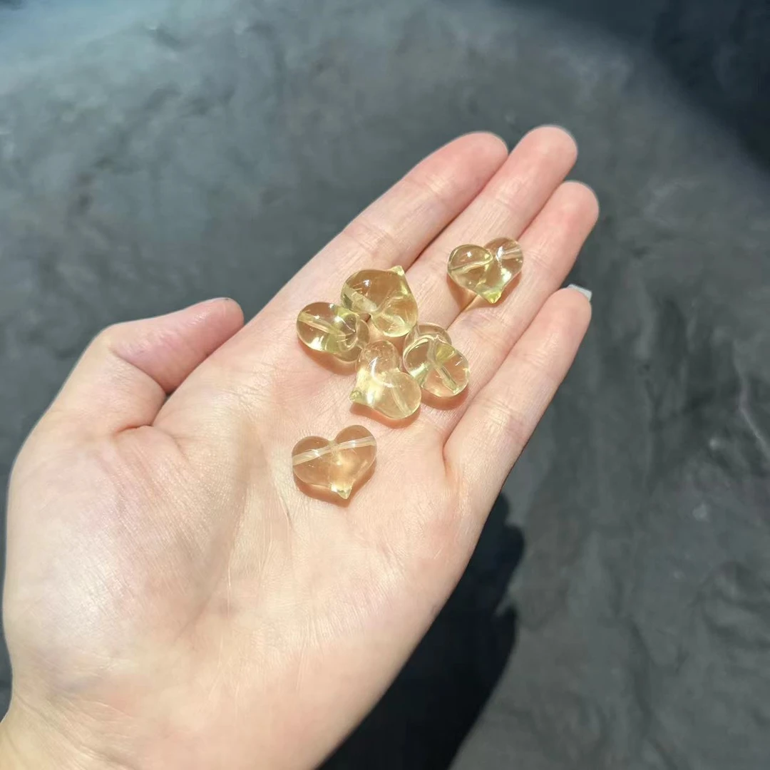 非金属玻璃吊坠 YS9148 黄色SJ屁桃吊坠