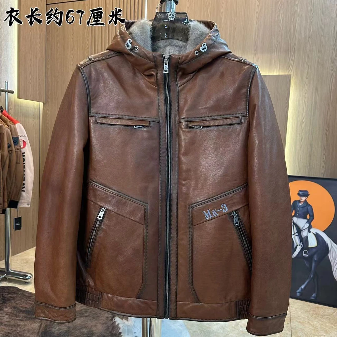 【梯梯男装】男装连帽休闲轻奢冬装22309 现货