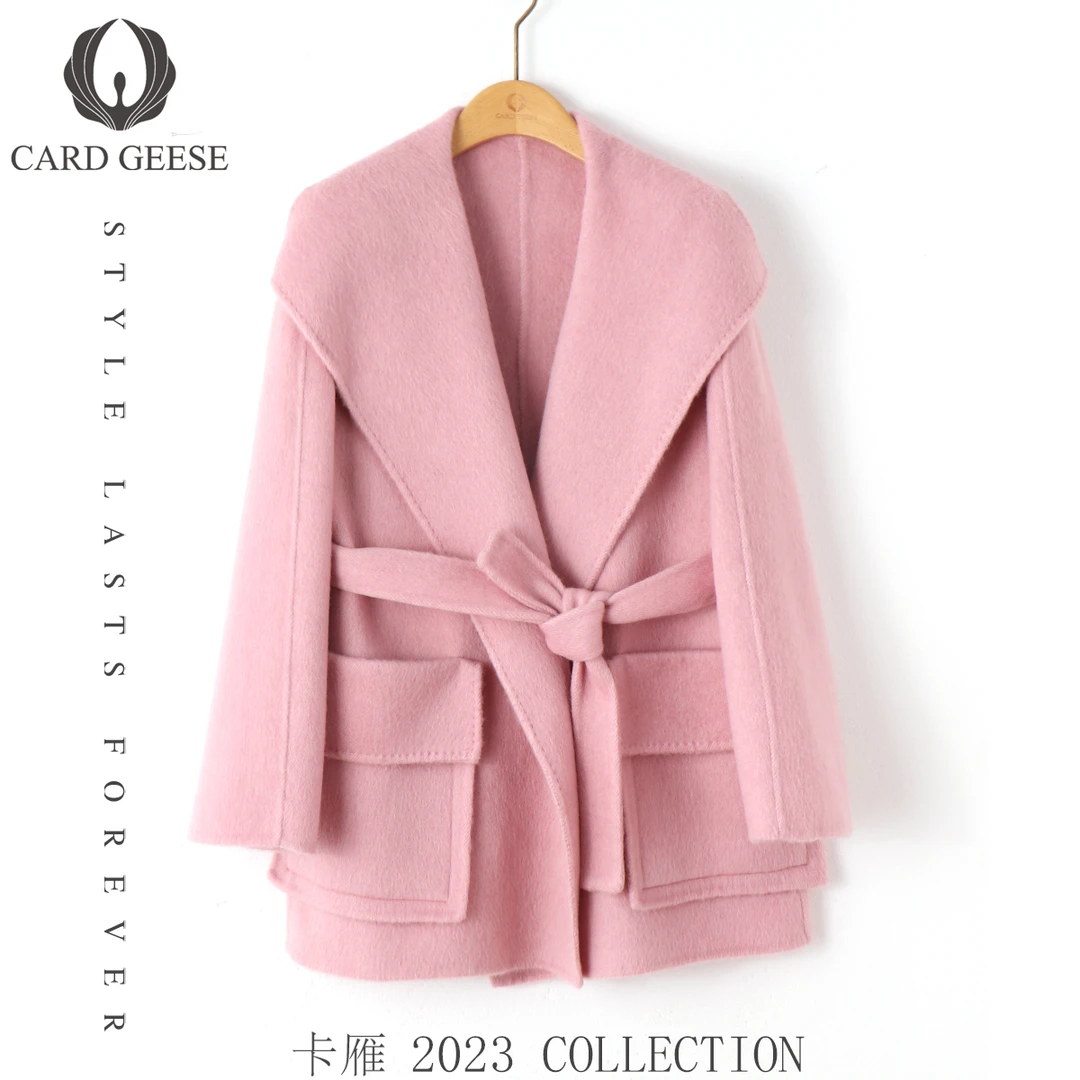 【丫头baby专属】CARD GEESE/卡雁 新款大衣#AKY-23D3057-100