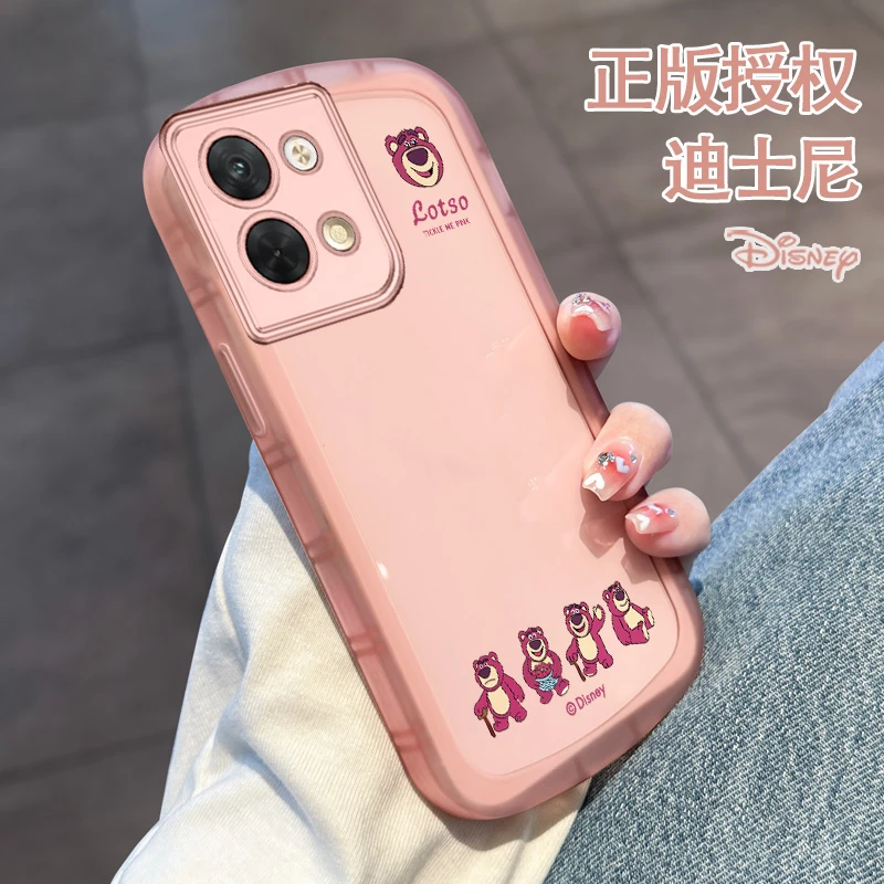 适用opporeno9手机壳oppo女新款reno9pro保护套网红的8por草莓熊7