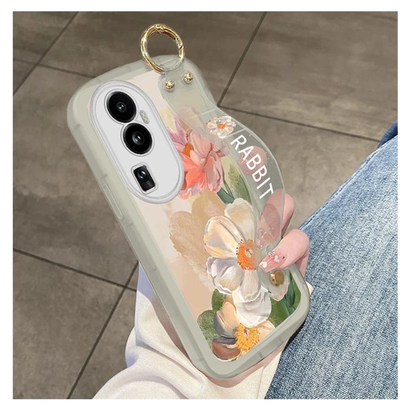 适用opporeno12手机壳新款高级感硅胶reno11pro+女全包透明保护套