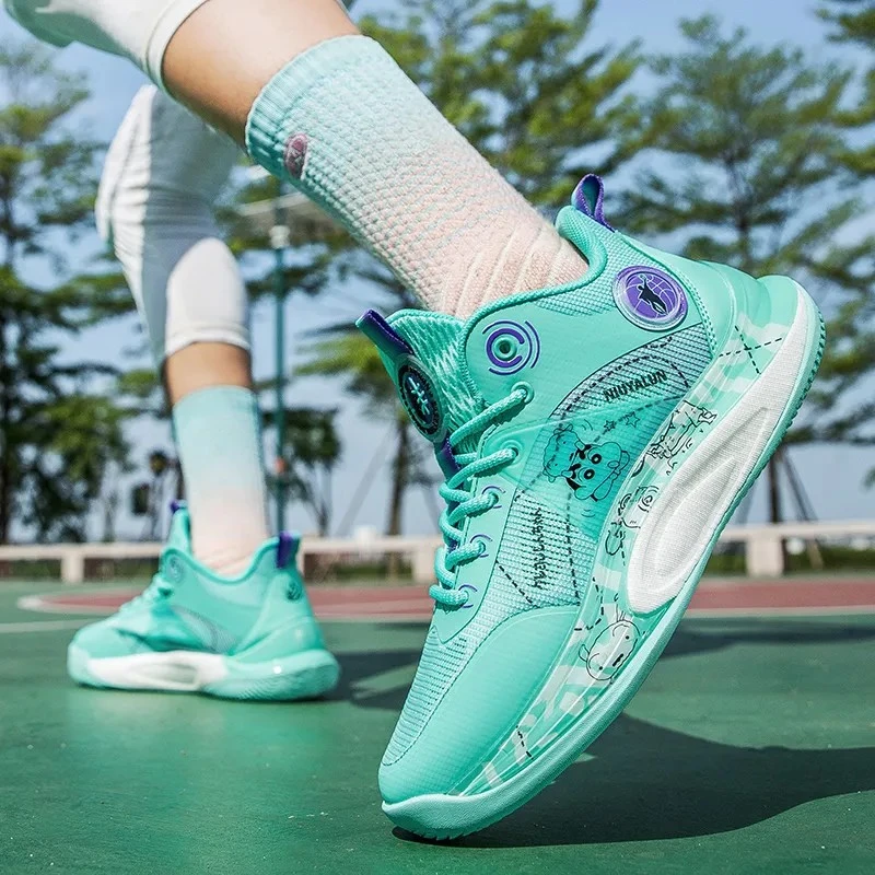 秋冬透气减震篮球鞋男学生防滑耐磨运动学生实战篮球鞋跑步球鞋