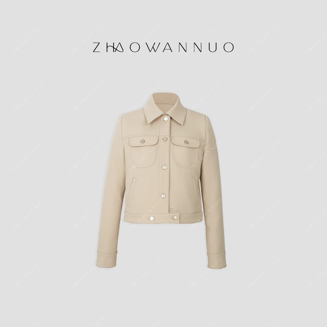 ZHAO WANNUO 丨 25早春高级感百搭工装夹克短外套NC0151