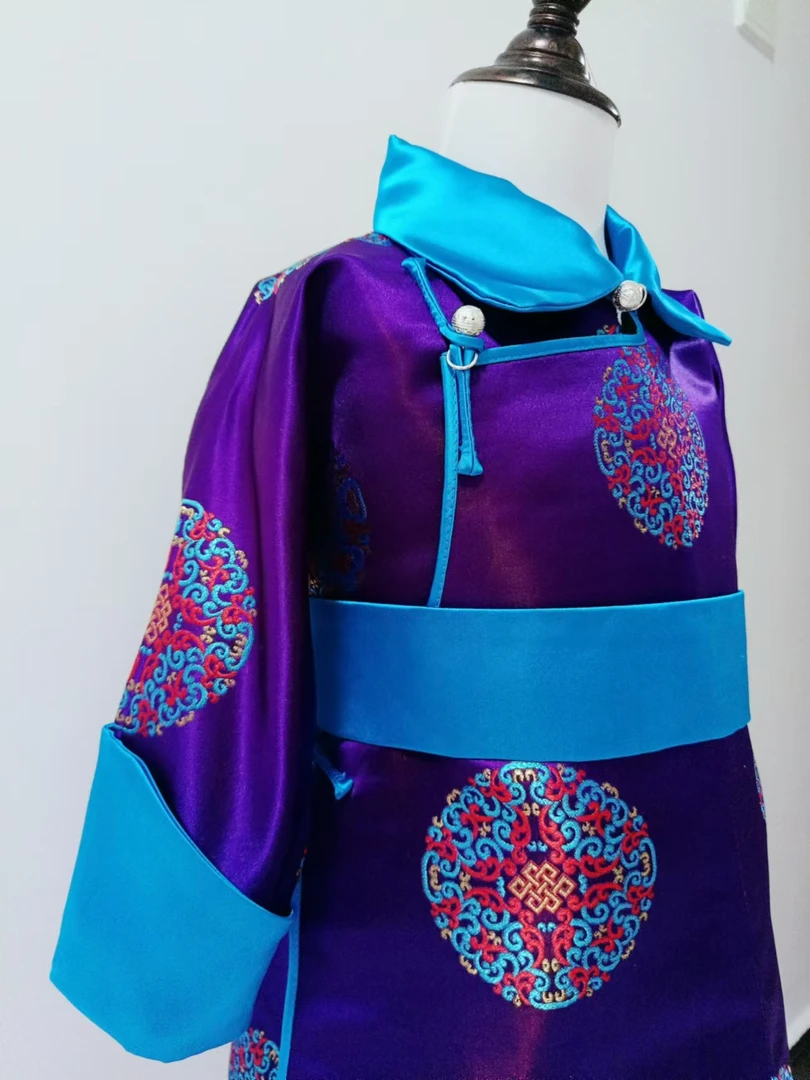 儿童民族风周岁礼服蒙古袍