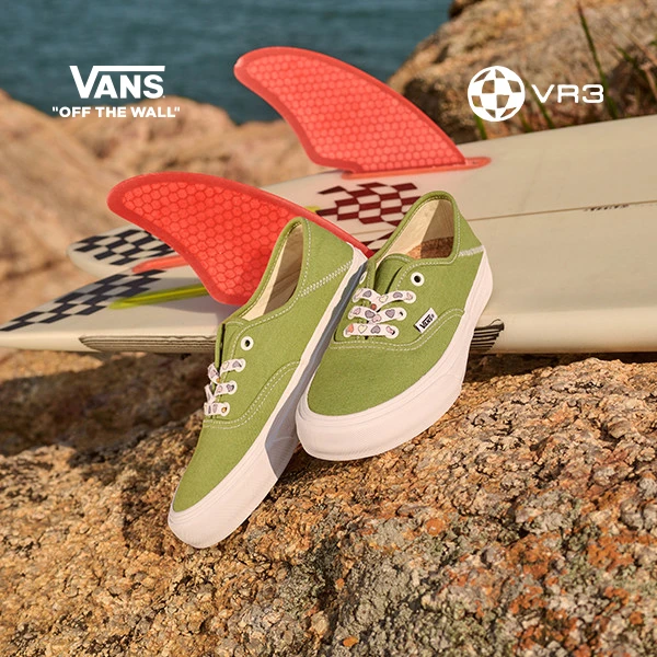 VANS范斯   Authentic VR3甜美爱心学生印花帆布鞋VN0A4BX5CCM