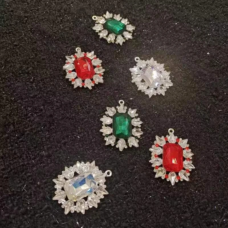 红绿白进口水钻装饰钻diy辅料SF403