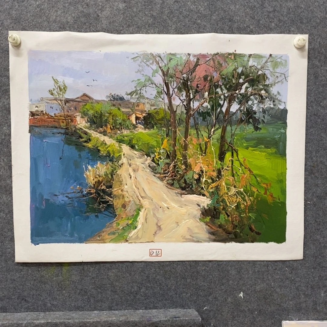 绘画风景油画作品欣赏