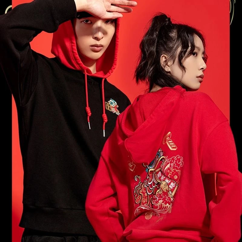 TOREAD/探路者春秋男女通款卫衣中国风国潮连帽舒适长袖