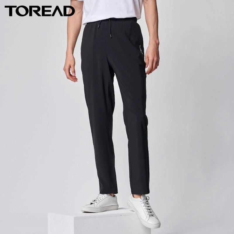 TOREAD/探路者春夏女款户外透气速干运动裤弹力宽松薄款舒适直筒