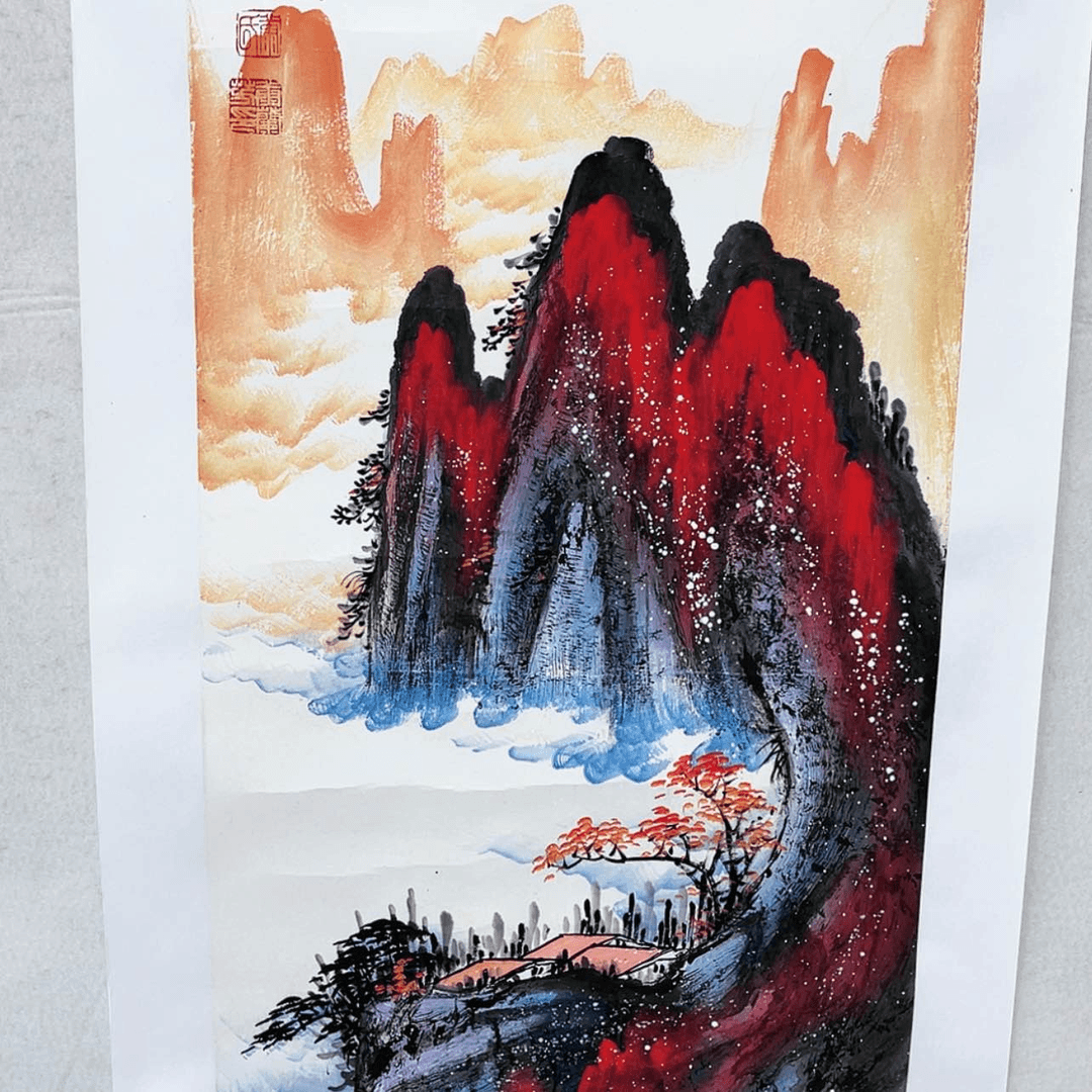 【闪购商品】书法大红袍画家康兰芳老师真迹