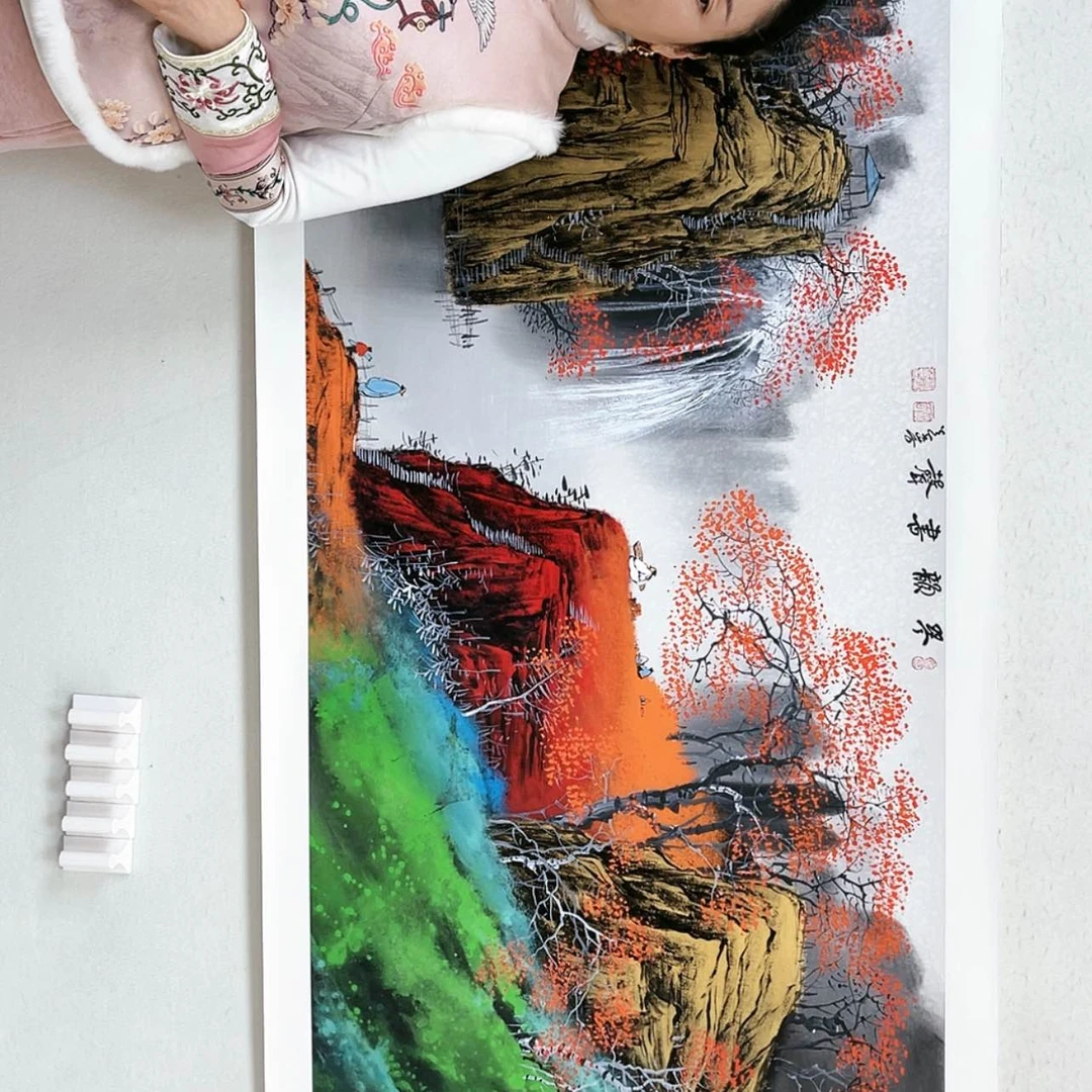 【闪购商品】书法大红袍同款康兰芳真迹