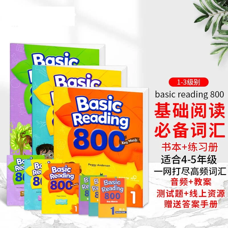 Basic Reading 800-1200词全套 英语常见词高频词 基础阅读词汇