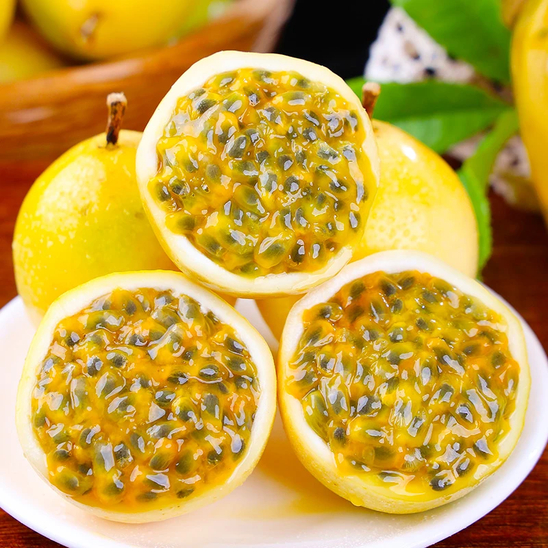【东北包邮】正宗钦蜜9号黄金百香果10/12枚新鲜送开果器【ZY】