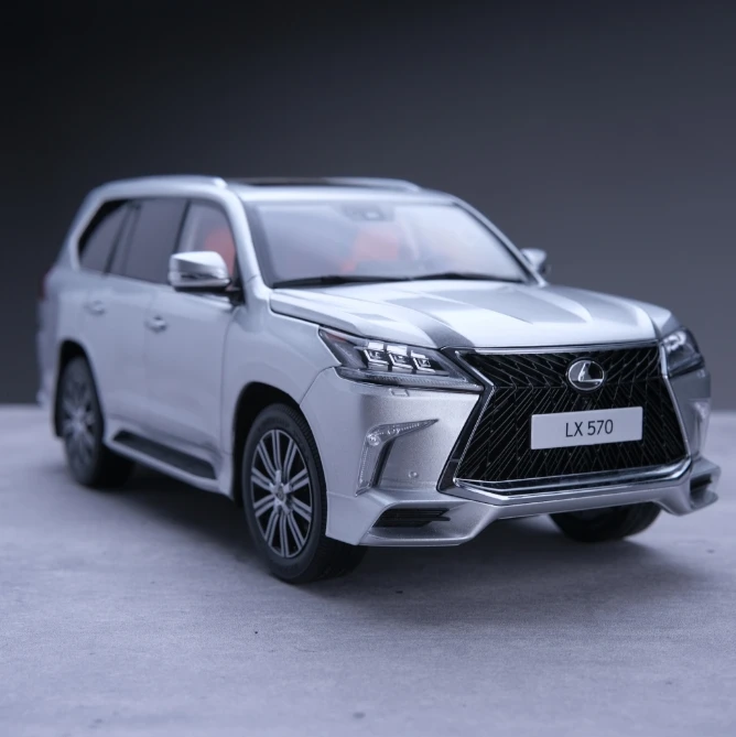 LCD 雷克萨斯 LX570 豪华SUV越野车 合金全开 汽车模型 收藏版