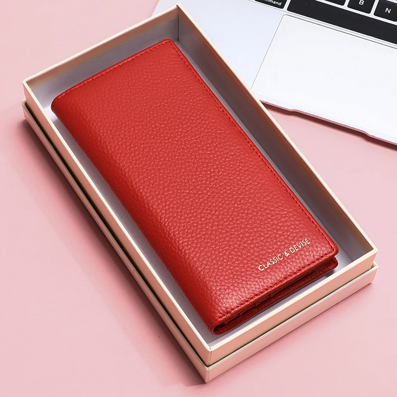 钱包女士长款款2024新款时尚高档钱夹简约零钱包小众多功能薄款