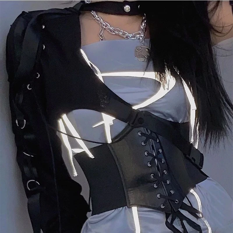 欧美风女士束腰带暗黑系列时尚腰封春夏装搭配法式宫廷收腰腰带