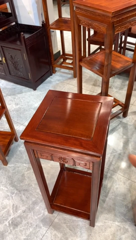 【闪购商品】花梨木类成套家具非洲红花梨花架