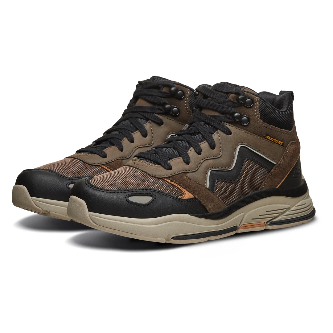 Skechers斯凯奇男士绑带时尚耐磨休闲靴 66200