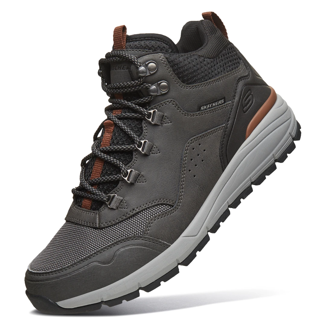 Skechers斯凯奇男鞋冬新款高帮靴时尚绑带休闲靴休闲鞋66259