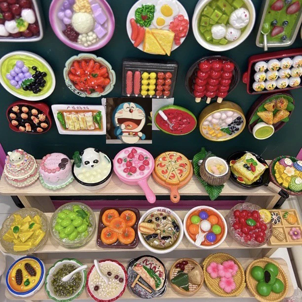 【许愿】高货手绘食玩冰箱贴